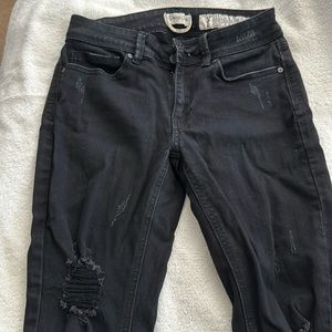 Indigo Rein black ripped jeans